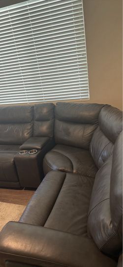 Leather Sectional Couch