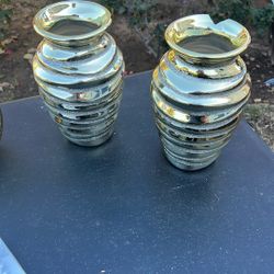 Vase Gold And Silver