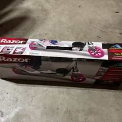 Razor A Kick Scooter (Pink Wheels – Kids 5+)