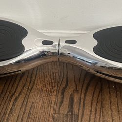 Silver Go Trax F3 Plus Hoverboard With LED Wheels 
