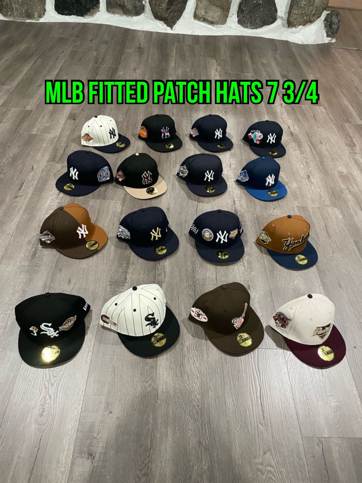 MLB New Era Patch UV 59fifty Fitted Hats Size 7 3/4 Many Teams To Choose  From for Sale in City Of Industry, CA - OfferUp