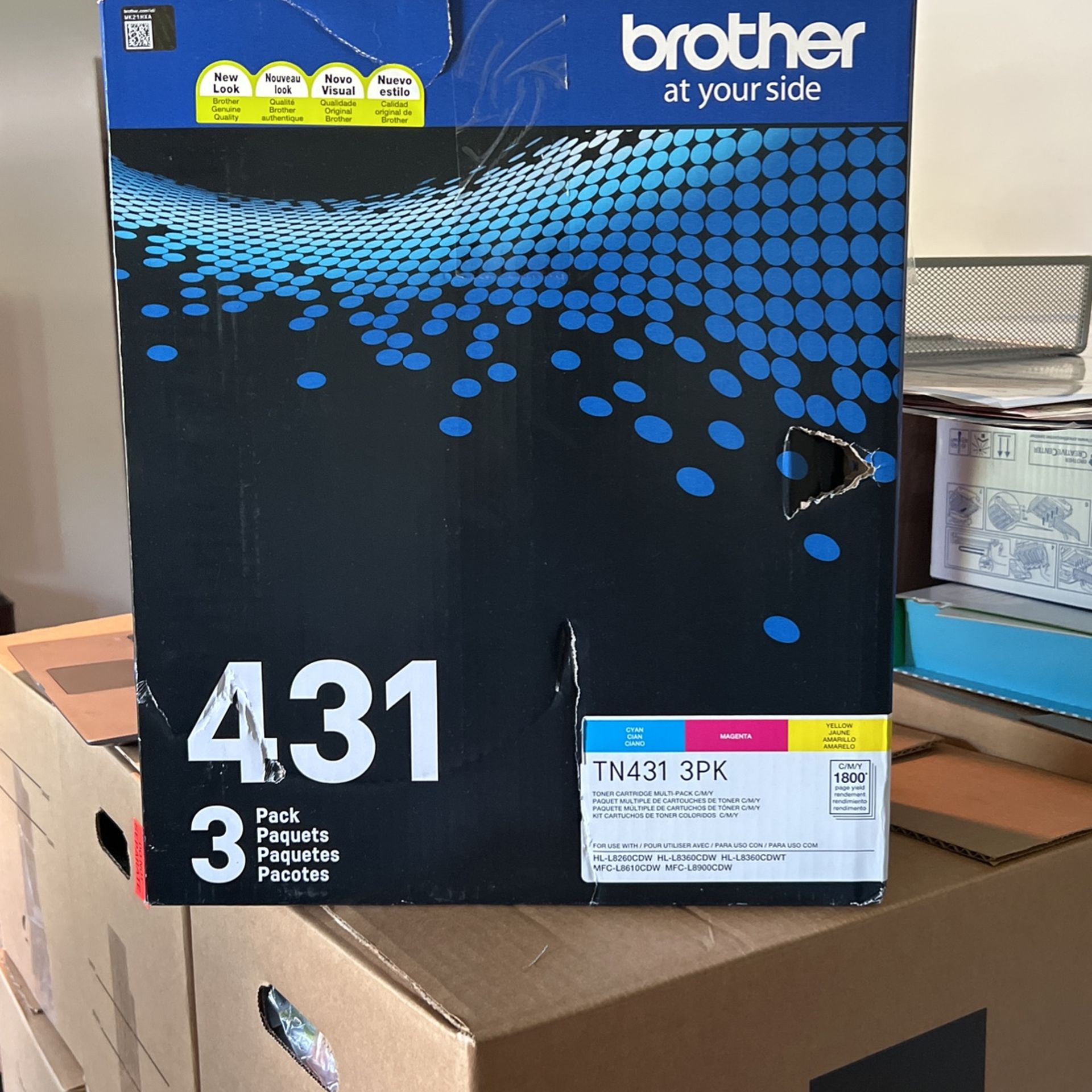 Brother Printer Cartridge TN431 3PK