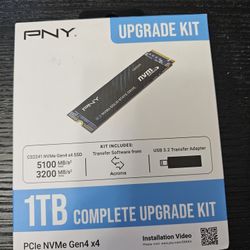 The PNY CS2241 M.2 NVMe Gen4  1TB SSD 5,100MB/s