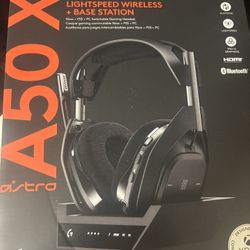 Astro A50 X Wireless Gaming Headset + Base Station | Xbox PS5 PC | Complete