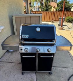 Weber Genesis 3-burner propane gas grill.