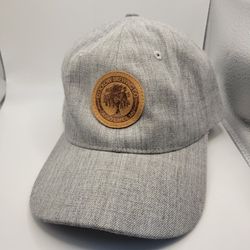 Klockow Brewing Co Grand Rapids, MN Adjustable Ball Cap Gray Wool Acrylic Blend
