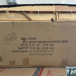 End Table Entry Door Way Table Plant Table New In Box 