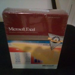 New Sealed Microsoft Excel Software