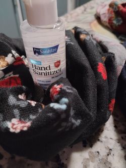 Head Bands Face Masks And Sanitizer 