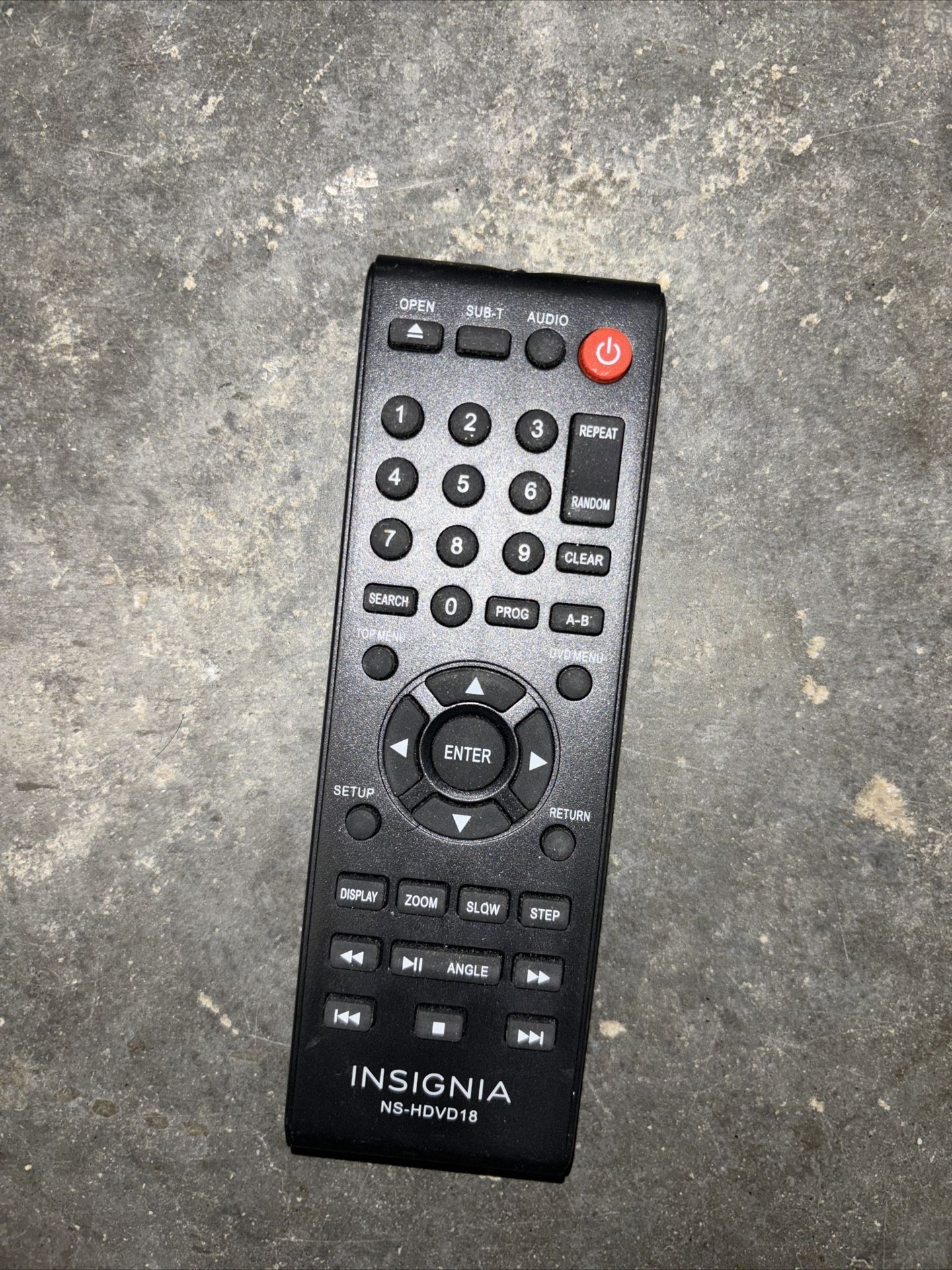 OEM Insignia NS-HDVD18 Remote Control Tested