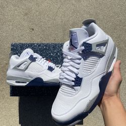 Jordan 4 Midnight Navy Sz 6Y, 11, 11.5, 12