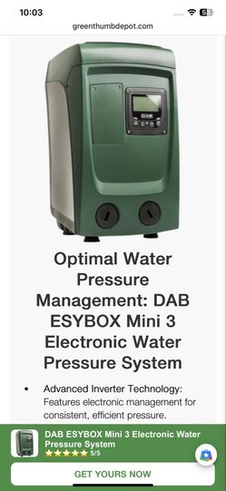 DAB ESYBOX Mini 3 Electronic Water Pressure System