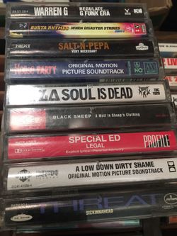 Hip-Hop Rap G-Funk Cassette Tapes 90’s