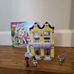 LEGO Friends Emma’s Fashion Shop 41427 Complete 👗 Boutique Set w/ Figures Retired *Great Bridge*