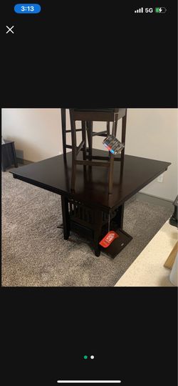 Table with two chairs