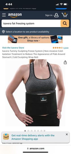 Isavera Tummy Sculpting freeze  system