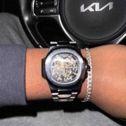 CARTlER SKELETONS FACE WATCH