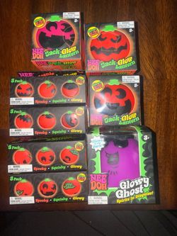 Nee Doh Halloween Squishy Toy Bundle