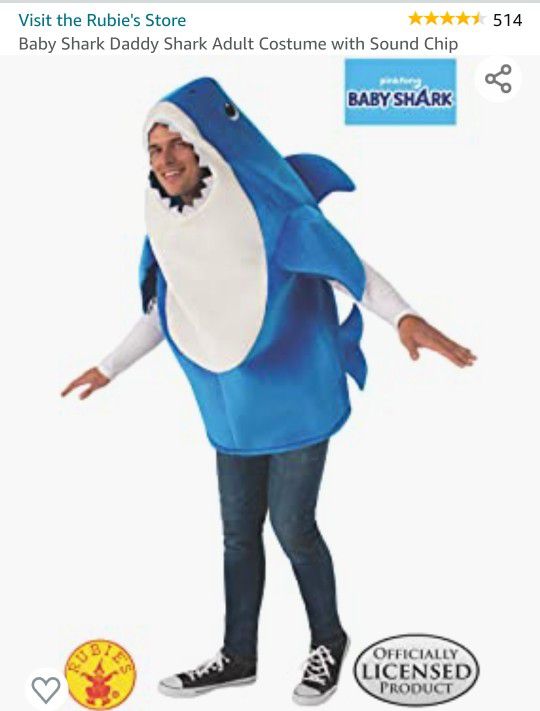 Baby Shark Costume - Adult