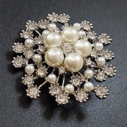 Bridal, Proch, Crystal, Whilte, Silver, Rhinestone 