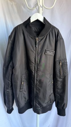 Grizzly  black bomber jacket