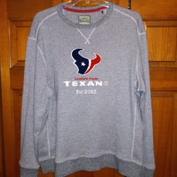 MENS 2XL HOUSTON TEXANS TOMMY BAHAMA SWEATSHIRT 