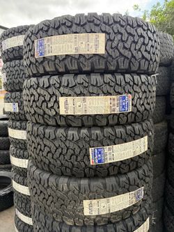 265/75r16 Bfgoodrich ko2 tires nuevas con 70,000 millas de garantÃa las 4