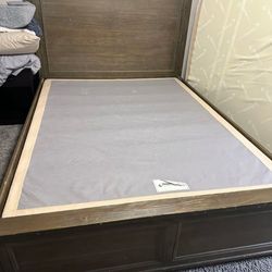 Queen Size Bed Frame- Box Spring Optional