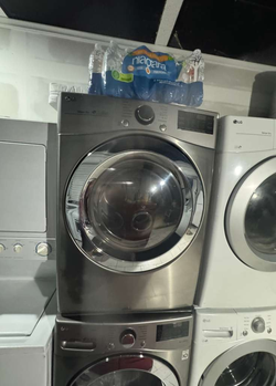 LG Front Load Washer & Dryer Stainless Steel