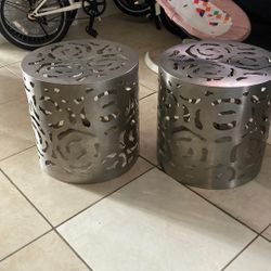 Silver End Table 