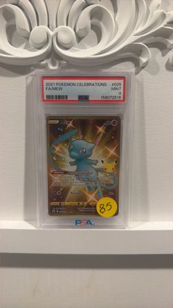 Gold mew celebrations psa 9