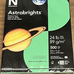 Neenah Paper Astrobrights Colored Paper 24lb 8-1/2 x 11 Green 500 sheets