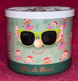 Bath & Body Works Christmas in July 2025 Elf on the Beach Fresh Balsam 3 Wick Candle NEW! (5 available!)