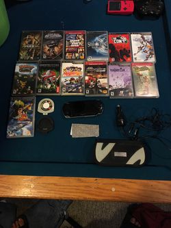 PSP with games and only a car charger