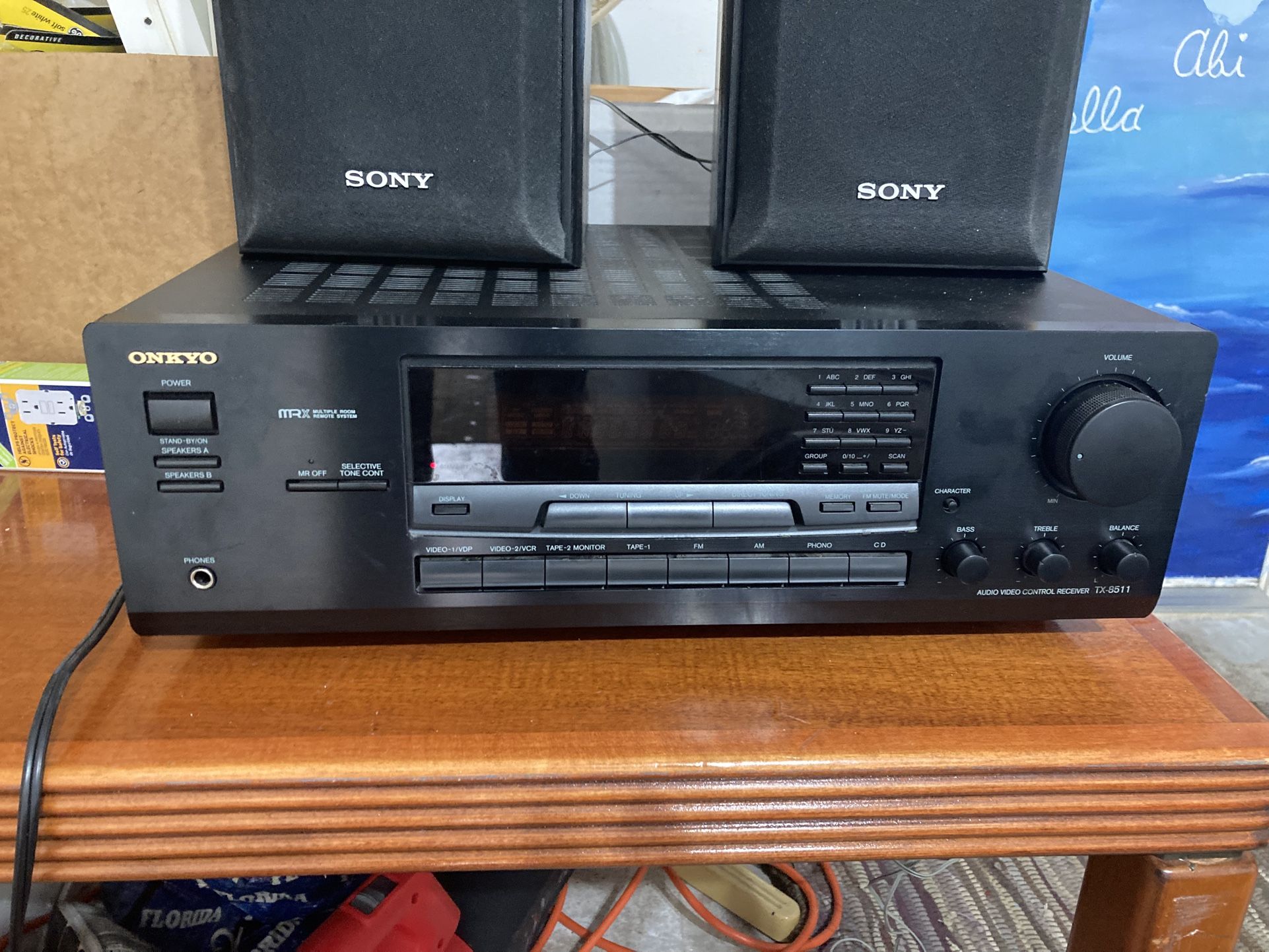 Onkyo Receiver And Speakers
