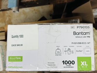 BANTAM Disposable Gloves XL