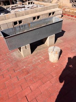 Large Metal Planters