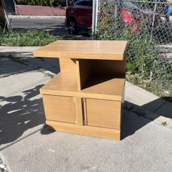 Vintage MCM “Lauan” Nite Stand 