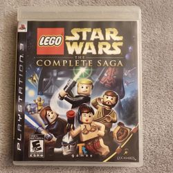 LEGO STAR WARS THE COMPLETE SAGA, COMPLETE ( PS3 ) TESTED  CIB ORIGINAL 