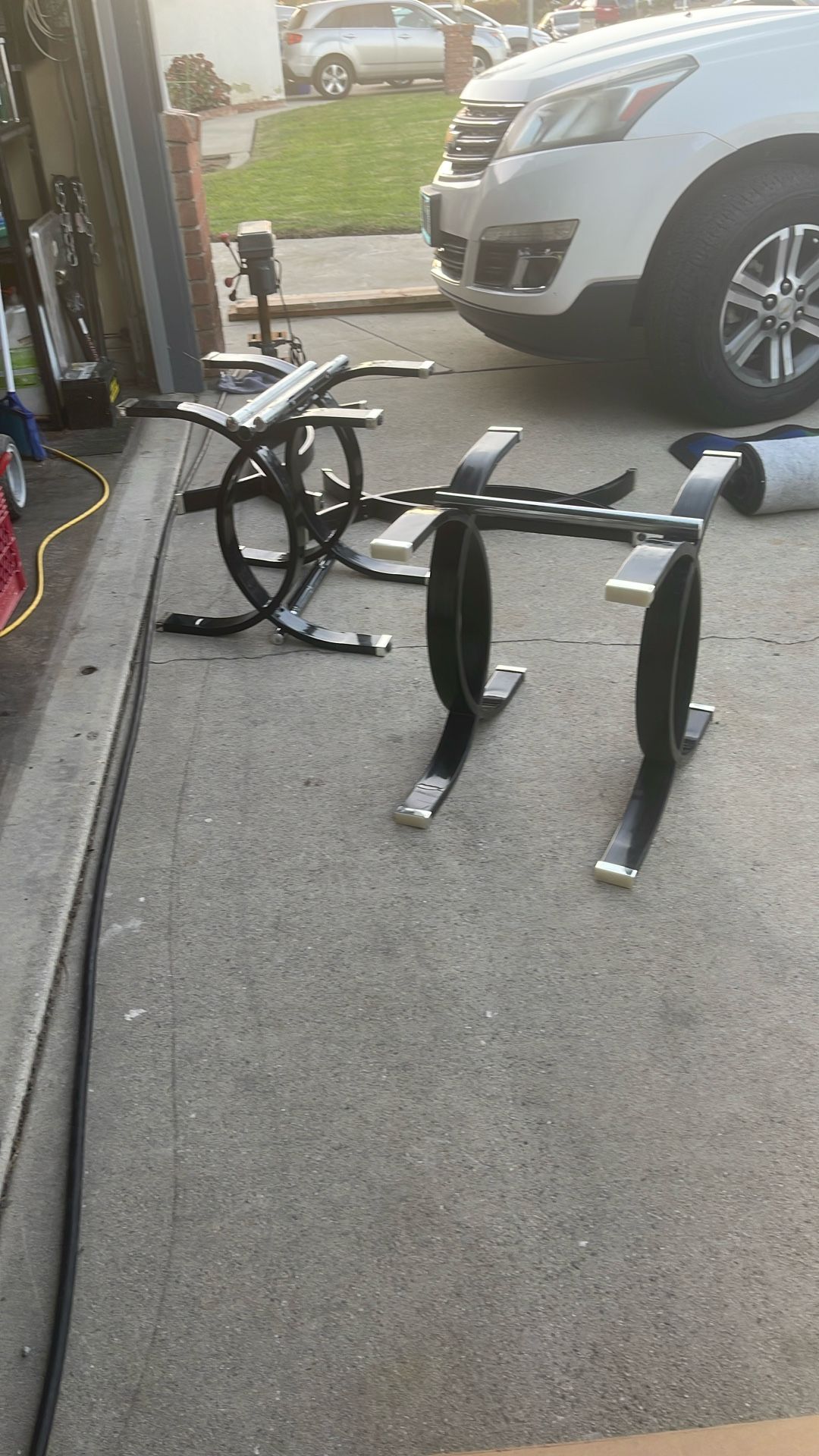 Glass and metal Coffee Tables