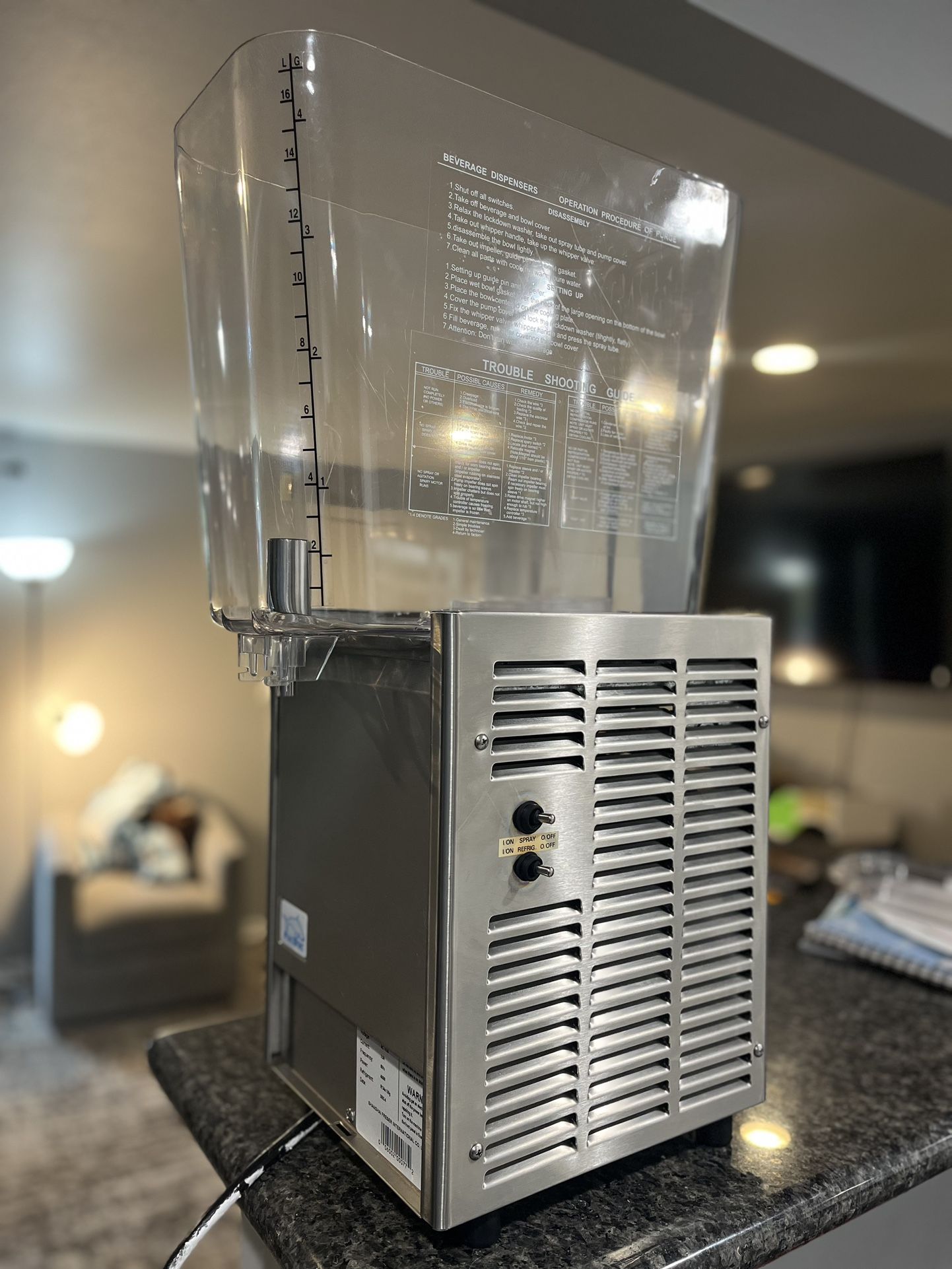 Commercial - Refrigerated Drink Dispenser !