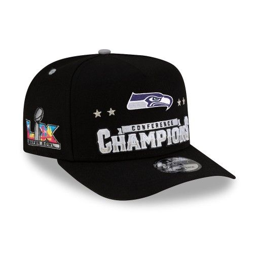 Seattle Seahawks New Era NFC Champions Locker Room Trophy Snapback 9FIFTY Hat π