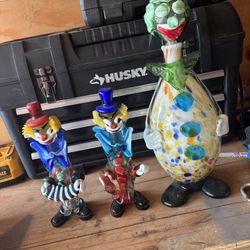 Glass Clowns Handmade