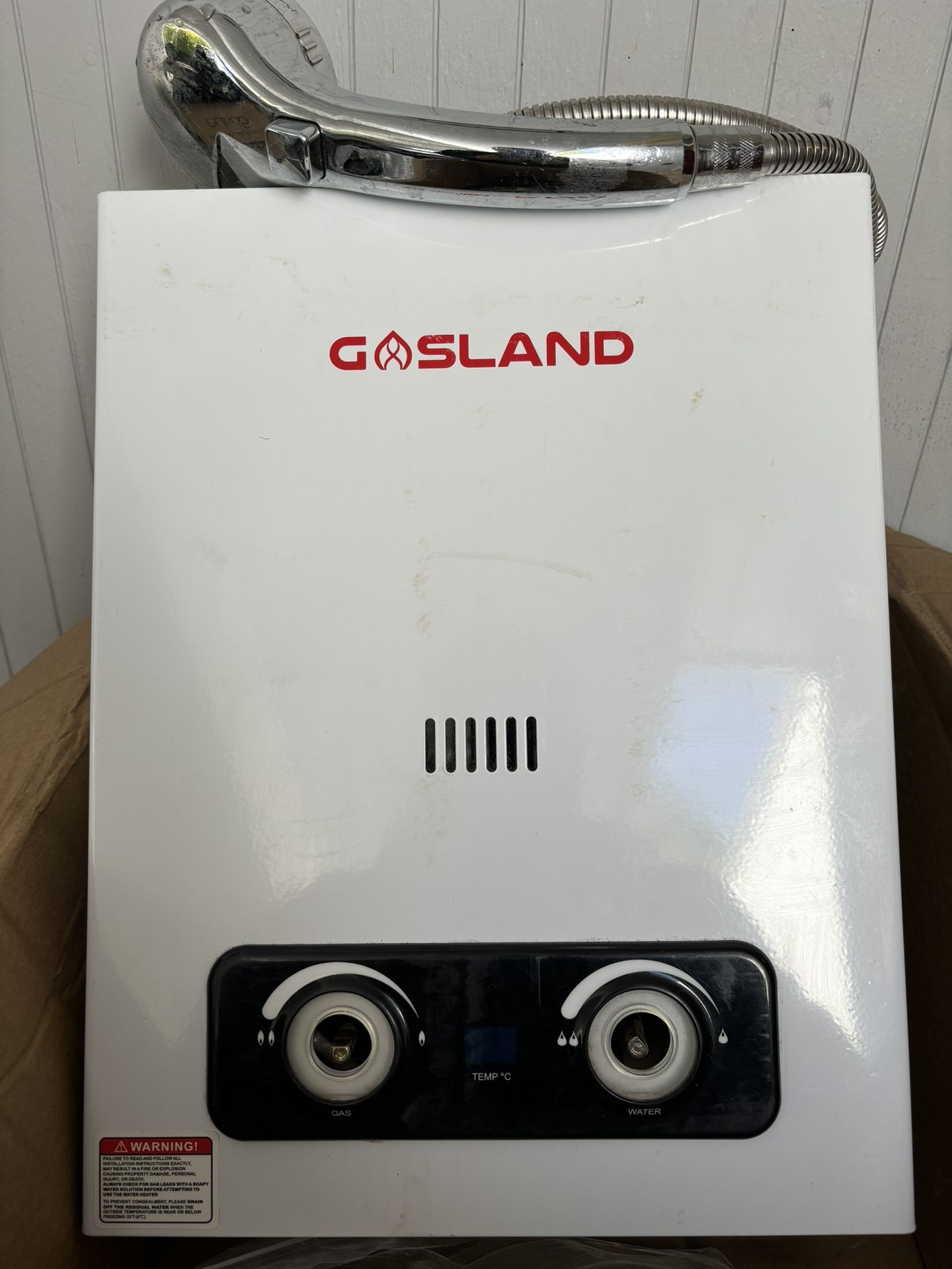 Gasland AS150 6L Outdoor Portable Gas Water Heater