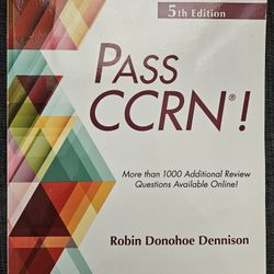 Pass CCRN Book 5th Edition by Donohoe Dennison