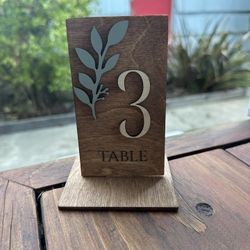 Table Numbers