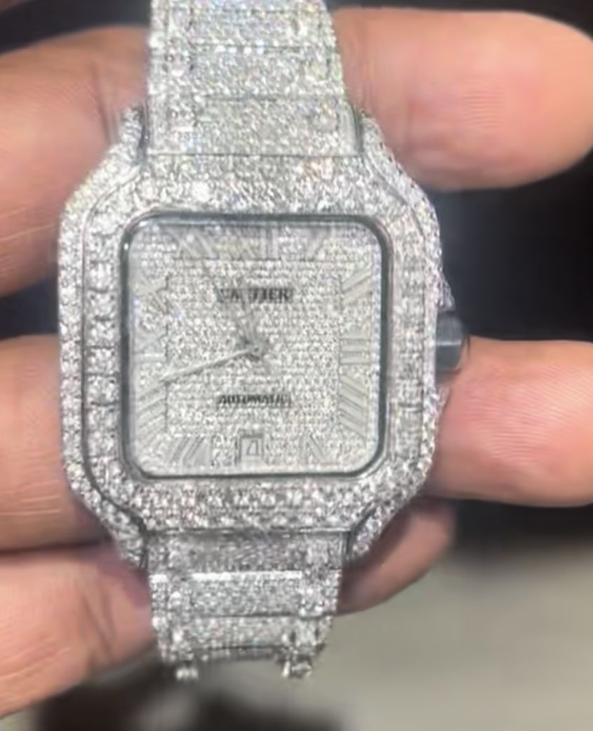 Plain Diamond Cartier Watch