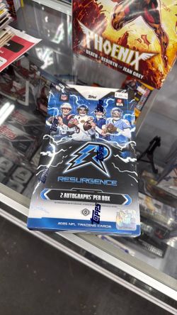 2025 Topps Resurgence NFL Hobby Box — $600  Brand-new and factory sealed!  ✍️ Look for 2 autographs per box 🏈 Chase the NFL’s biggest rookies and sup
