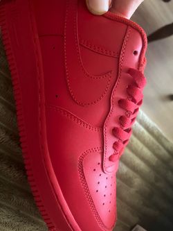Nike Air Force 1 Triple Red Low Sneakers