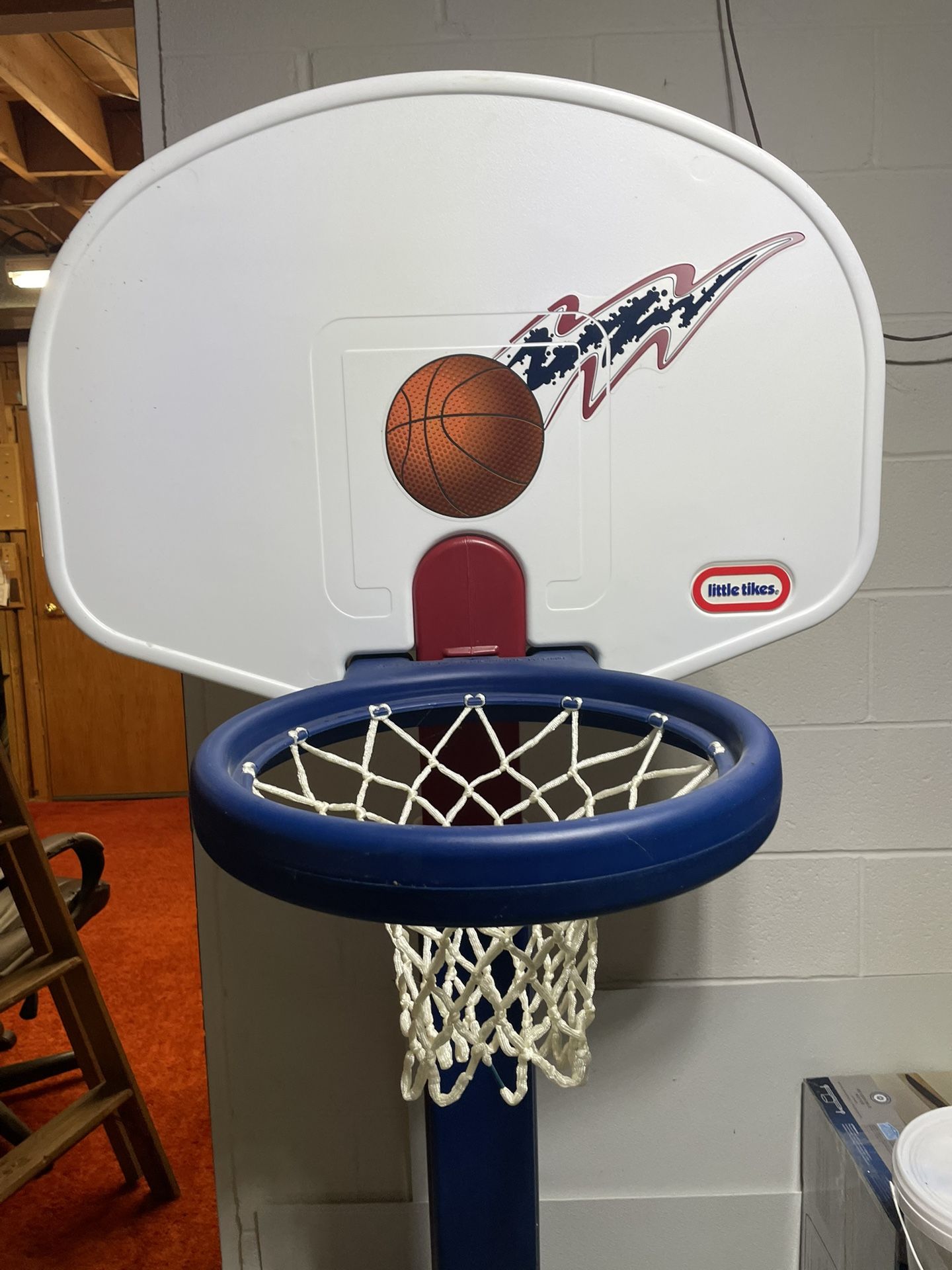 Kids Toys And Basketball Hoop